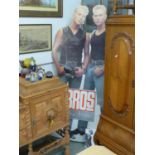 Full Size Coloured Card Shop Display 'Bros, the Time'