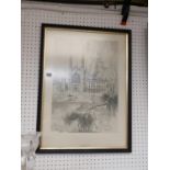 W J Maskell, Kings and Clare Cottage framed print
