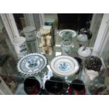 Collection of Rye Studio Pottery Royal Commemorative tableware and a Cairn Pottery Vase