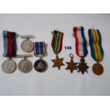 WW1 4 Medal Group for 94198 DVR L Lusignani RA and 4 Later medals