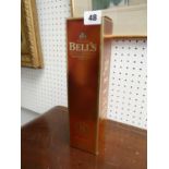 Boxed bottle of Bells 8 year Old Extra Special Whisky