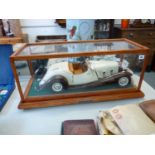 Show cased Pocher 1/8th Scale Mercedes Benz 540K 'The True Roadster'