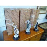 3 boxed Florence by Giuseppe Armani figures, Comet, Stardust & Silver Moon.