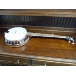 Republic 5 String Banjo with Remo Skin