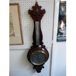 Edwardian Mahogany framed barometer