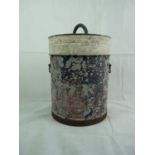 Waste Container Co of Scunthorpe Barrel with liner and stamped 3933. 57cm in Height