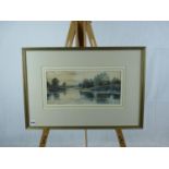 Robert Winter Fraser, Watercolour of Holywell River Scene on the Ouse, signed to bottom right. 37