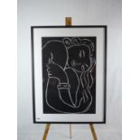 Pablo Picasso Framed Poster Print mounted and framed. 65 x 45cm