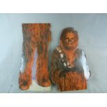 Large Original Carboard Cut out shop display of Chewbacca