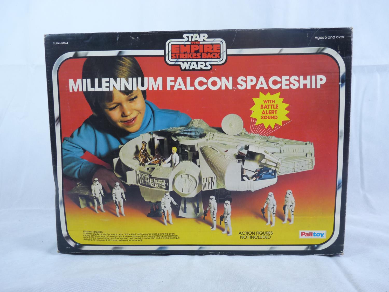 Star Wars The Empire Strikes Back Boxed Palitoy Millenium Falcon Spaceship Cat No. 33364 C.1977