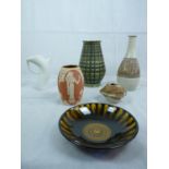 Collection of assorted Studio Pottery inc. Purbeck Pottery, Bernard Rook, Cynthia Webster, Rye