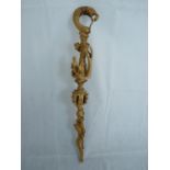 Nyaminyami the River God Historical Walking Stick Hand carved from Wild Syringa with certificate