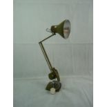 Hadrill and Horstmann green adjustable angle poise Lamp