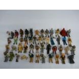 Collection of 49 Star Wars and Empire Strikes Back, Return of the Jedi Kenner figures mainly Ewok,