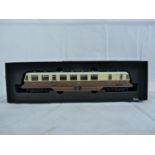 Fine WJV Vintage Raylo GWR Diesel Railcar - GWR Pssenger Car (Chocolate/Cream) boxed and with