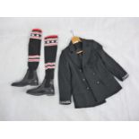 Chanel marked Ladies woven Jacket and a Pair of Givenchy marked size 37 sock boots