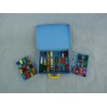 Matchbox Superfast Collectors Carrying Case with a Full with a Large collection of Cars and Vehicles