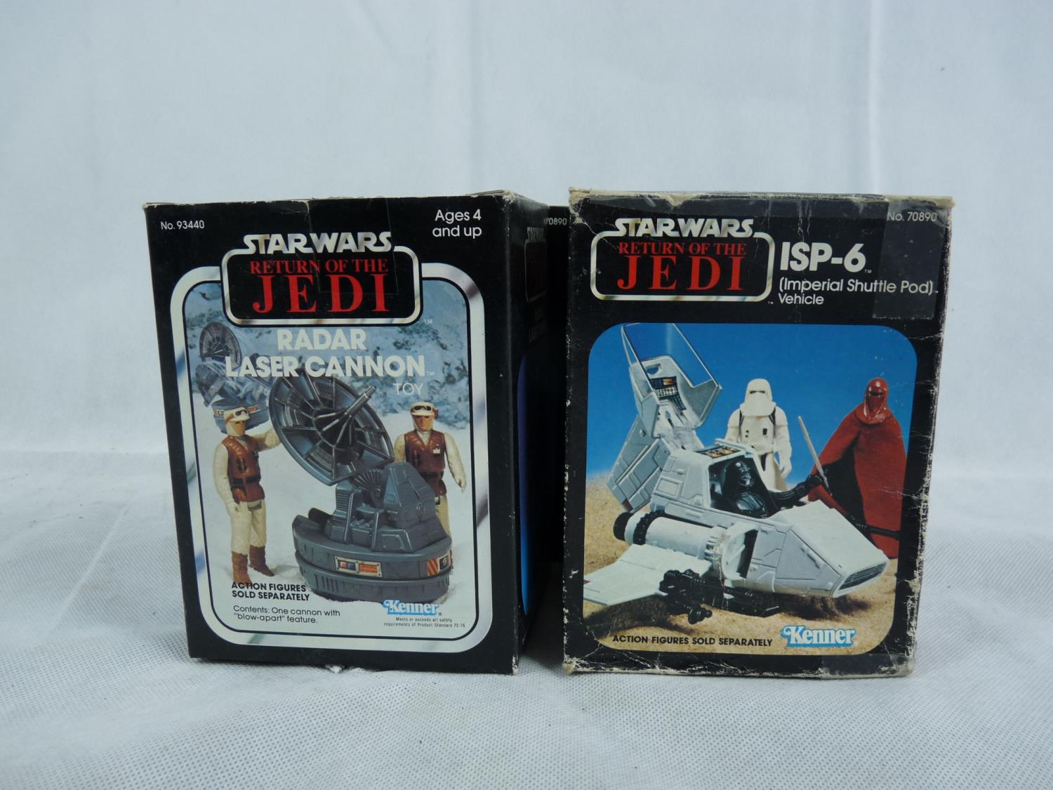 Star Wars Return of the Jedi Radar Laser Canon & ISP-6 Vehicle all boxed by Kenner