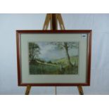 Paul Stafford watercolour of a Countryside scene, signed to bottom right. 36 x 23cm