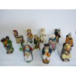 Collection of 12 Woods & Sons The Charles Dickens Toby Jug Collection by Franklin Mint with