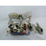 Collection of Star Wars Vehicles inc ATT ATT (All Terrain Armoured Transport and other Vehicles