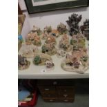 Collection of Lillyput Lane cottages and buildings all unboxed. Condition - Some chipping
