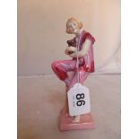 A Royal Doulton figure Lido Lady HN 1220 (repaired)