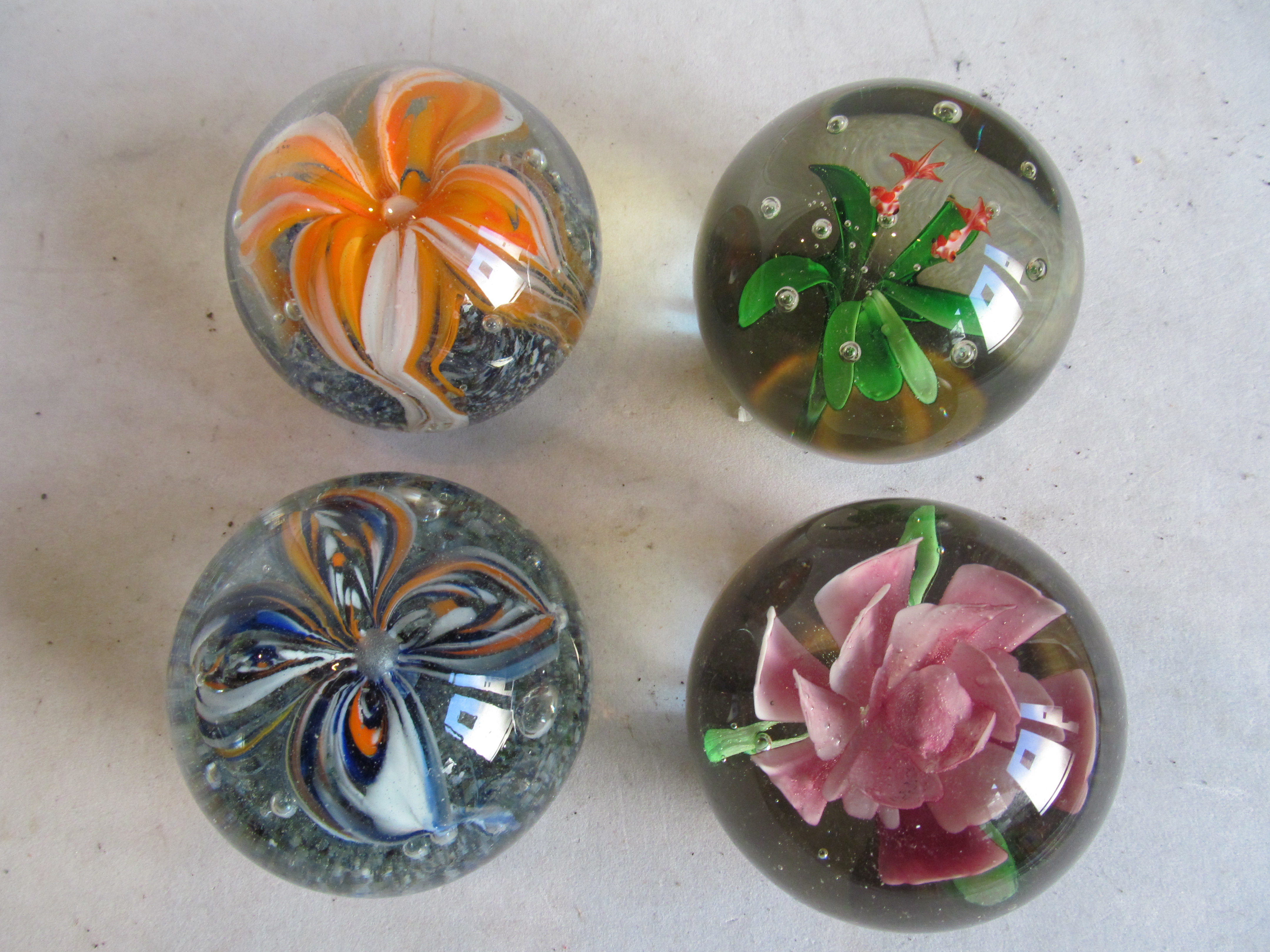 Five large paperweights and three others. - Image 2 of 2