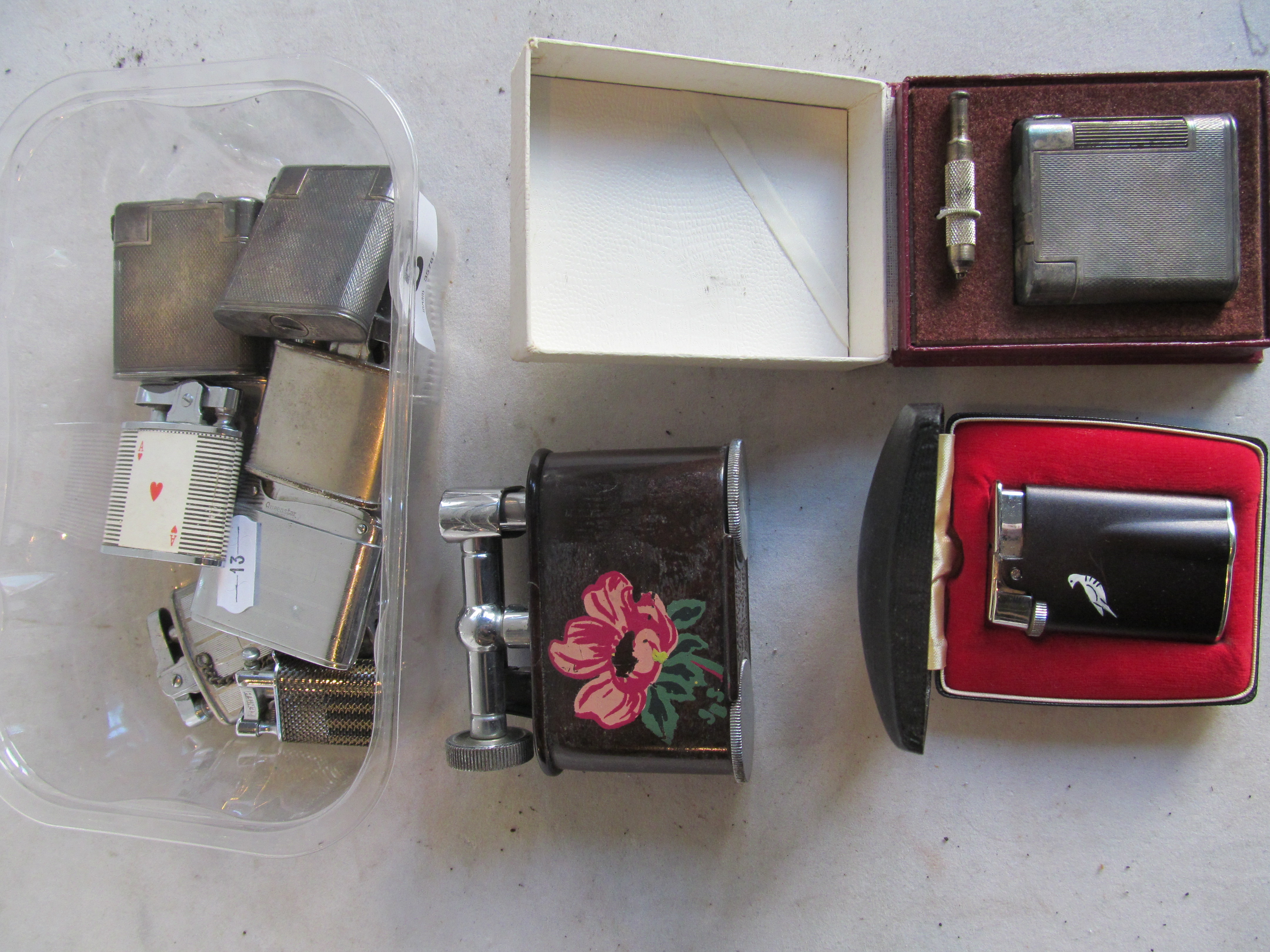 A selection of lighters