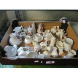Various crested china