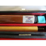 A snooker cue