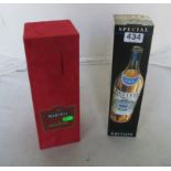 Two Martell Cognac, boxed