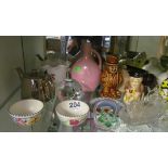 Various china, glass and animal ornaments