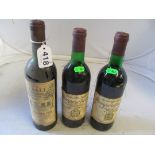 Campo Burgo Tinto Rioja 1970 and Tinto 1981