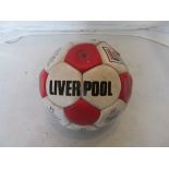 A 1983 signed Liverpool football.