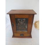 A 19th Century mahogany smokers' cabinet