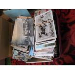 Some postcards, other cards and German cigarette cards