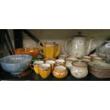 A Denby Daybreak teaset and other china