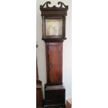A late 18th Century oak 30hour longcase clock.