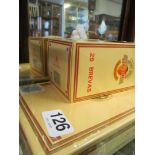 Twenty-five Alvaco bigger cigars and twenty-five Brevas Alvaco cigars