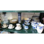 Six Cauldron plates, a glass jug and other china