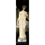 A resin figure classical lady.