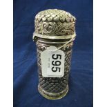 A silver sifter 5.5 ozs