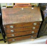 An oak bureau