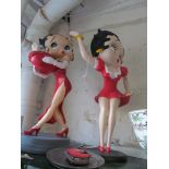 Two Betty Boop models