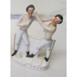 A Staffordshire figure Heenan and Sayers