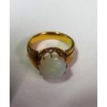 An opal ring