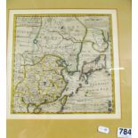 A map print Empire of China by H Moll