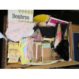 Some assorted ladies accessories including shoes, hats, gloves, stockings, bags et cetera