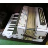 A vintage accordian by Panacotti Vicker, Macerata, Italy